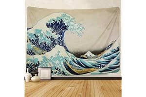 Dremisland Gobelin ze Słońcem i Księżycem, płonące Słońce z gwiazdą, psychodeliczny, ścienny, czarno-biały, mistyczny, do sypialni, rozmiar L, 148 x 200 cm, fala