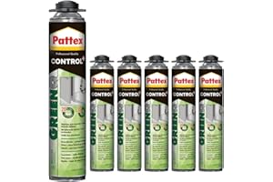 TMPPRO Montageschaum für die Schaumpistole, Bauschaum, PU-Schaum, Dichten & Füllen (6 x 750ml)