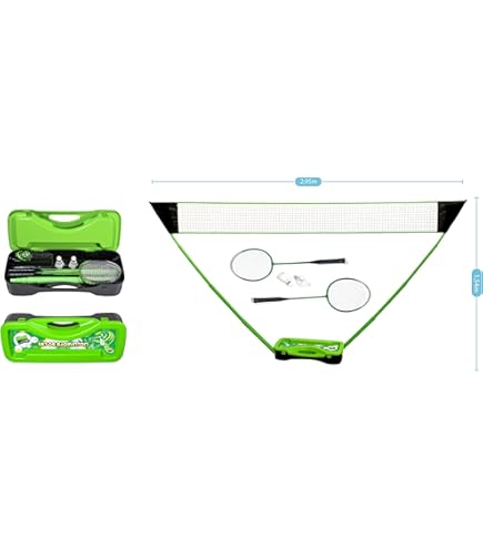 Lot De 2 Ensembles EastPoint Sports – 4 Raquettes De Badminton Pour Intérieur Et Extérieur