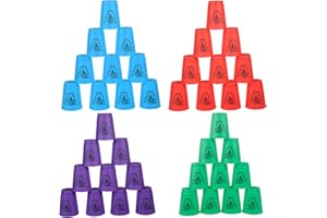 BESELOA Toyoget 48St Quick Sport Stapelbecher Cups Becher zum schnellen Stapeln Stapelbecher für Trainingsspiel Geschwindigkeit Herausforderung lustiges Partyspiel