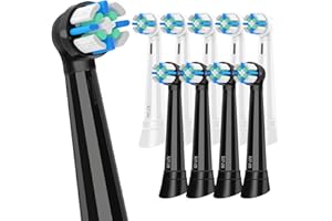KISSTTA Brossette de Rechange Compatible avec Oral b io, Brossette Compatible avec Oral-b io 3 4 5 6 7 8 9 10 Series Brosses à Dents électriques