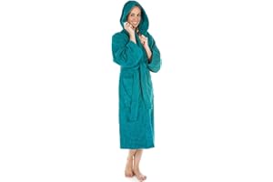 CelinaTex S-XXXL Bademantel Kapuze oder Schalkragen Uni lang aufgesetzte Taschen Damen Herren Unisex warm Frottee Baumwolle OEKO-TEX