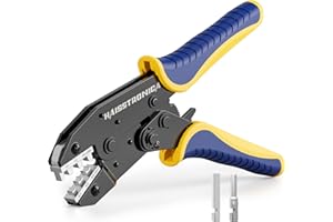 haisstronica MC4 Crimping Tool 2,5-6mm²(AWG14-10) Ratchet Crimper, Wire Crimping Tool for Solar Connectors, Crimp Tool