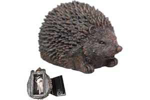 BANZIAJU Hide A Key Outside Spare Key Hider Hedgehog-Shaped Hide A Key Resin Hidden Key Holder Decorative Key Hider For Outdoor Garden, Hide Key Holder For Outside