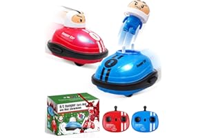 Torlaist 2 Pack Remote Control Cars for Kids, RC Cars with Popup Doll, Music and Lights, Easy to Operate for Boys and Girls, for Easter, Christmas, Birthdays and Party Favors New