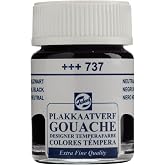 Talens Guaj Boya 16 ml - Neutral Black 737
