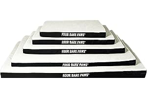 Four Bare Paws Orthopedic Dog Bed Mattress – Supportive Pet Bed for Small, Medium & Large Dogs – Washable Cover, Durable Comfort Cushion for Joint Relief, Ideal for Senior & Arthritic Dogs