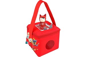 Annmore Sac pour Toniebox et Figurine Francais, Rouge
