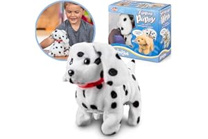 Tobar Animigos Flipping Dalmation szczeniak elektroniczna miękka zabawka dla psa