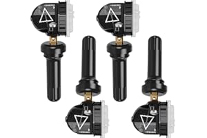 CDWTPS Car Tire Pressure Sensor, 433Mhz Tire Pressure Monitoring System(TPMS) sensor for Cadillac Chevrolet OPC LINE OPEL VAUXHALL Replace# 13598773,13516165(4-Pack)