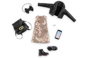 Corolle Girls - Dressing de Fête, 7 Accessoires, pour poupée Mannequin, 28 cm, dès 4 Ans, 9000610090