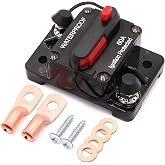 Greluma 1 Piece 60A Circuit Breaker with Manual Reset for Cars Marine Fishing Engines Boat ATV Manual Power Protection for Au