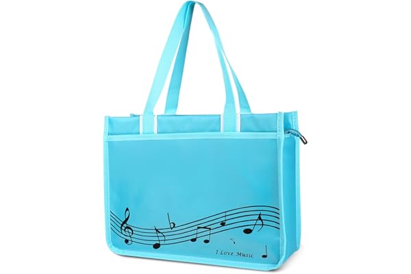 Sac à bandoulière pour musique, clés de piano, sac à main, sac de courses réutilisable en nylon imperméable pour femme, sac de voyage avec fermeture éclair haute note, sac fourre-tout pour programme
