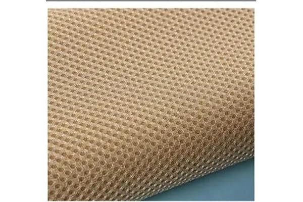 Tissu Acoustique,Toile pour Enceinte Tissus en maille for haut-parleurs, for boîte de son stéréo, épais et respirant, largeur 155cm, 185g/M2, épaisseur 2mm(Beige,100CMX150CM_180 GSM)