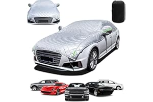 SHENKON TECH Hagelschutzplane Auto Autoabdeckung Wasserdicht Atmungsaktiv, PKW Hagelschutzgarage, Abdeckplane für Hagel Regen Sonne Schutz, Hagelschutz vollgarage für Limousine,Gilt für Alle Fahrzeugmodelle