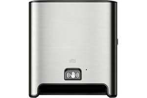 Tork Matic Paper Towel Roll Wall Mounted Dispenser with Intuition Sensor Stainless Steel H1, One-at-a-Time Dispensing, Image Design, 460001