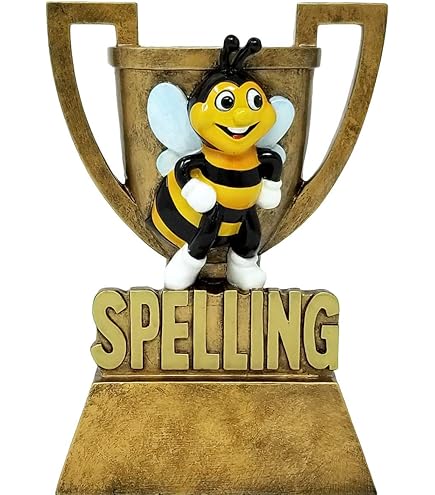 Decade Awards Honeycomb Spelling Bee Medals - Gold Silver Bronze Custom Engraved 3.25 Inch