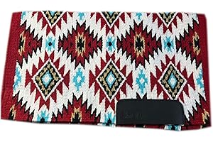 SHOWMEN CRAFT Western Show Pad con coperta calda in lana della Nuova Zelanda per cavallo (multi colori)