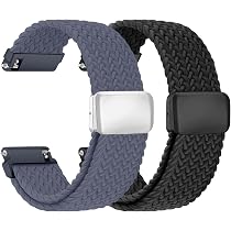 Magnetisches Nylon-Armband 20mm - Elastisches Ersatzarmband Für Smartwatch & Uhr