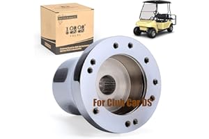10L0L Golfwagen-Lenkrad oder Adapter, passend für die meisten Golfwagen, EZGO Club-Auto, Yamaha (Lenkradadapter für Club-Car DS)