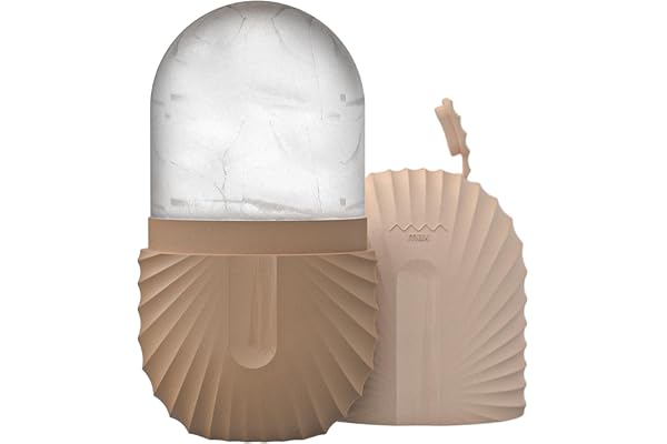 MLqkpwy Ice Roller, Rouleau De Glace Pour Massage Facial, Ice Roller Visage Massage, Massage De La Glace Pour Les Yeux Réutilisable, Pour Réduire Les Poches Visage Yeux Cou Massage
