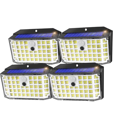 Nipify Lape Solaire Exterieur Detecteur De Ouveent Lot De 4 - Spot