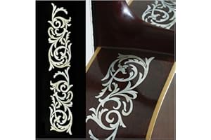 INLAYSTICKERS Adesivi per chitarra e basso - Ornamentale Swirl (L&R Set) - WhitePearl