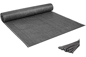 Laneetal Telo Ombreggiante Rete Oscurante Frangivista per Giardino Rotolo 1,2x10 m Grigio