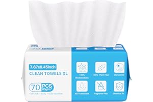 ADOAO Skincare XL Abschminktücher Fusselfreie Gesichtshandtücher Einmalwaschlappen, 100 % Biologisch Abbaubare Gesichtstücher Einmaltücher,Einweg-Hautpflegetücher zur Reinigung und Make-up-Entfernung