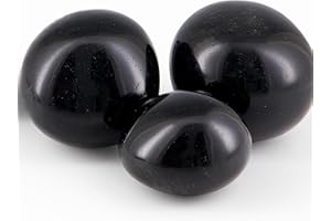 ESSENCIALES Turmalina Negra Piedra Natural Pulida - Protección Electromagnética y Equilibrio Energético