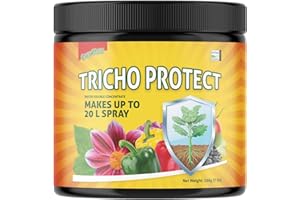 GROW MATE Tricho Protect Bio Fungicide for Plants, Makes 20L of Liquid Spray With 200G Highly Concentrated Powder, Recommended Black Spot Spray For Roses, Child & Pet Safe (OF&G certified)