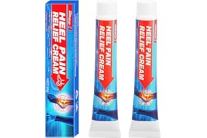JONLAKI Fersenschmerzcreme, 2 Tief Eindringende Fußschmerzcreme, Fußmuskelschmerzsalbe für Krampfschmerzen und Achillessehnenentzündung, Nicht Fettend