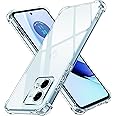 iVoler Cover per Motorola Moto G84 5G, Custodia Trasparente per Assorbimento degli Urti con Paraurti in TPU Morbido, Sottile 