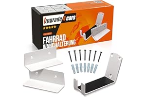 ‎UPGRADE4CARS Upgrade4cars Uchwyt ścienny do roweru, poziomy | hak ścienny na pedały | uchwyt rowerowy uchwyt ścienny | uchwyt ścienny do 30 kg