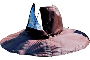 Bio Green Palmenwurzelschutz | Kälteschutz für Pflanzen und Bäume bis 30cm Durchmesser | doppelte Isolierung | Ø 100cm | braun