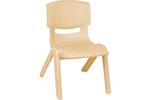 alles-meine.de GmbH Tisch & Stühle Sitzgruppe Artikel & Farbe frei wählbar Kinderstuhl - Holz Farben/beige - bis 100 kg belastbar/stapelbar/kippsicher - für INNEN & A..