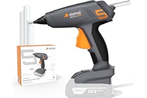 Steinel Bezprzewodowy pistolet do klejenia na gorąco PRO MobileGlue 5011 system 18 V Bosch AMPShare, bez akumulatora, 3 sztyfty kleju, 130°/200°C