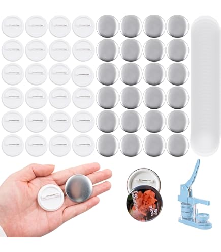 Badge Pers Set 25 32 58 Mm Maten 300 Knopen Doe-het-zelf Knoopmachine Set - 25, 32, 58 Mm Maten 300 Sets Knopen | Met Matrijzen, Snijder En Handgreep 25 32 58 Mm Knopen