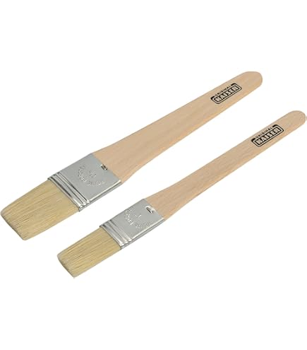 Pinceau De Cuisine Kela Maribor En Hêtre - 19 Cm - Manche Bois Naturel Pour Pâtisserie Et Barbecue
