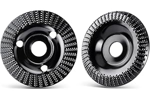 VENUSSAR Holz Schleifscheibe für winkelschleifer, 125mm Holzschleifscheibe Holzschnitzscheibe, 2 Stück Schleifscheiben 125mm zur Holzbearbeitung Schleifen Schneiden