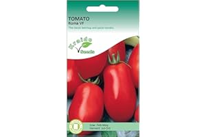 KRAIDO SEEDS Red Plum Tomato Seeds Roma VF Solanum Lycopersicum 200 Seeds Grow Your Own Vegetables Ideal for Greenhouse or Garden Growing in Raised Beds Polytunnel Growbags or in Large Pots and Containers