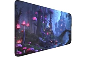 SMATCAMP MTG Playmat, 24" x 14" MTG Playmat with Zones, Stitched Edges Game Play Mat Trading Card Game Playmats Mouse Pad Smooth Rubber Surface TCG Game Mat with Storage Bag