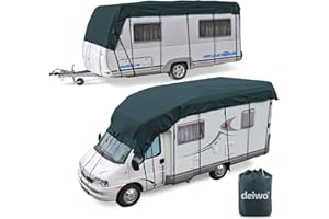 Wohnwagen & Wohnmobil Schutzdach 9 x 3 m vierlagig wintertauglich Midnight Olive