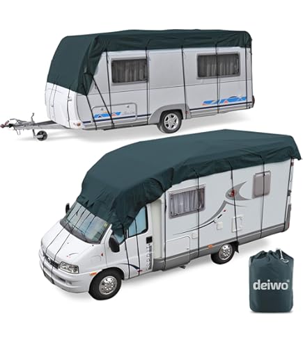 Hindermann Dachschutzplane Wintertime 8,5x3m - Schutz Für Wohnwagen & Reisemobile