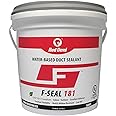Red Devil 0841DX F Seal 181 Water Based Duct Sealant, 1 gallon, Gray