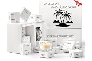 Arbolisse Geschenke für Frauen Duftkerzen Geschenkset 12er- Verborgene Botschaft erscheint beim Abbrennen-Weihnachtsgeschenke für Frauen, PartnerGeschenke, Teenager Mädchen, Beste Freundin Geschenke