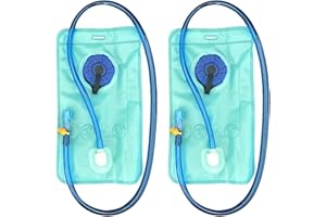 DKDDSSS 2 Pièces Poche Hydratation 1 litres, Poche a Eau Sacs à Dos d'hydratation Sacs d'hydratation, Gourde Souple Running, Grand Réservoir d'eau à Ouverture pour Utilisation en Extérieur Randonnée
