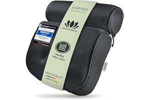 SilverRack Cuscino da bagno MEDIAMENTE MORBIDO [Grigio Scuro 3D] - Cuscino per il collo per vasca da bagno con ventose come accessorio per vasca da bagno - Cuscino per vasca da bagno