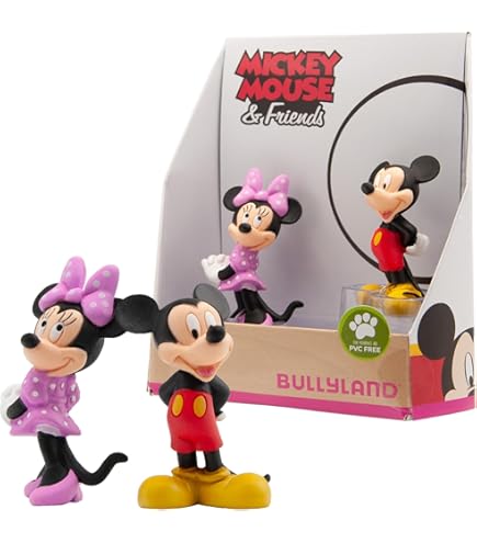 Bullyland 15077 - Zestaw figurek Walt Disney Mickey & Minnie Mouse