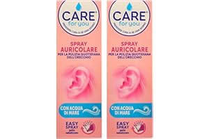 FEI FAN 2x Spray Auricolare, Per La Pulizia Quotidiana Dell'Orecchio, Con Acqua Di Mare. Previene Ed Attenua i Disturbi Derivanti Da Una Eccessiva Produzione Di Cerume 100ml